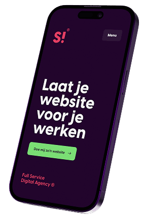 Mock-up van offerte aanvragen met call-to-action voor een website